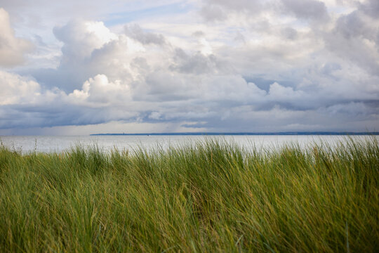 Seaside view at Hel Peninsula, Poland.