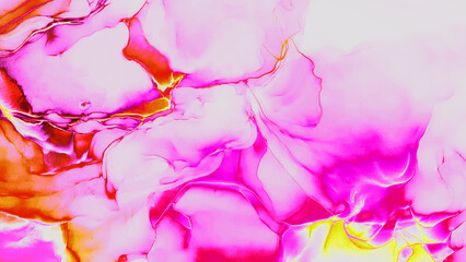 Woman alcohol ink.Gentle background for girl. A modern concept.