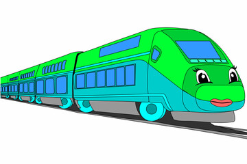 Cartoon train