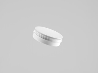 Cosmetic bottle mock-up. Minimal box 3d.