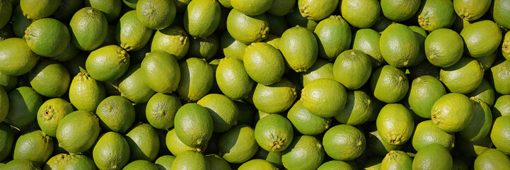 limes, juicy citrus fruits background