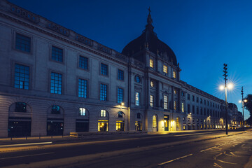 Famous Hotel Dieu building in Lyon