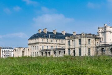 Fototapeta na wymiar Vincennes in France, the beautiful French royal castle in the center 