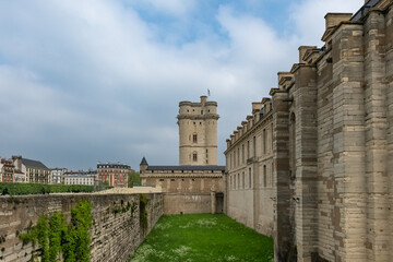 Obraz premium Vincennes in France, the beautiful French royal castle in the center 