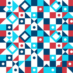 Simple geometric pattern. Flat abstract design.Minimalistic figures and shapes for web banner, brand packaging, fabric printing,wall painting, kids 