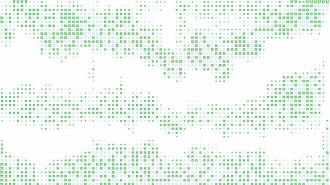 green halftone glitch effect vector illustration background