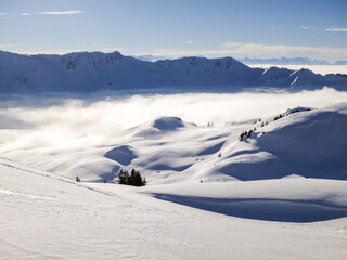 winter mountain landscape