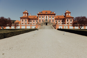 Prague Troja.Beautiful Baroque monuments is located in the immediate vicinity of the Prague Zoo. The chateau is surrounded by a gorgeous French Baroque style garden.