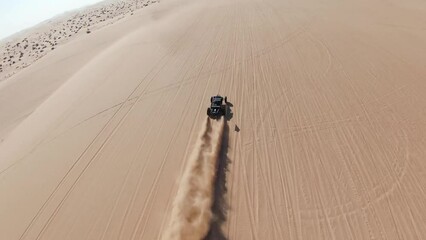 Sand Rail Driving in the Desert Dunes