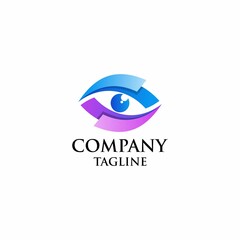 eye vision logo design