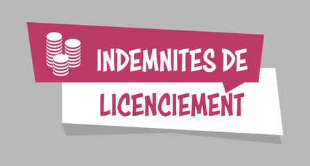 Logo indemnités de licenciement.