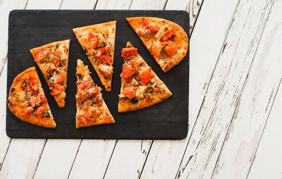 Lobster Topped Flatbread.