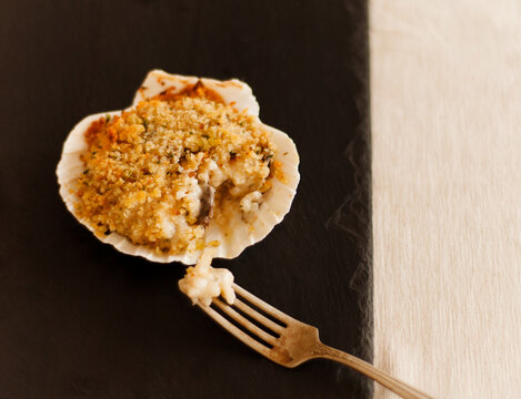 Lobster risotto on half shell
