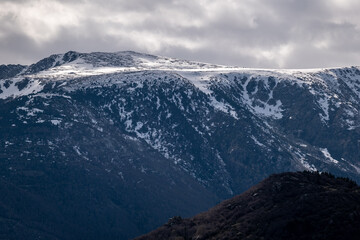 snow covered mountain