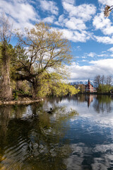 Fototapeta premium the river in the park