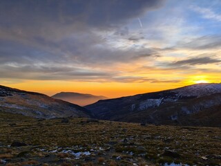 Atardecer desde Sierra Nevada