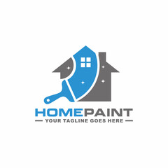 Home painting logo design vector