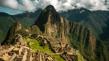 Foto op Canvas Machu Picchu et Vallée Sacrée des Incas, Aguas Calientes, Pérou © Lili