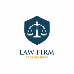 Law firm logo design vector