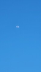 moon in the day sky