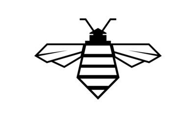 black bee vector