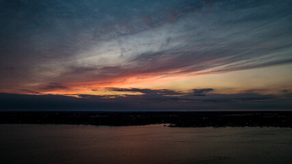 Fototapeta na wymiar Lake Sunset