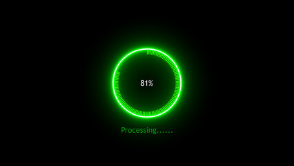Loading Bar progress, charging status, Status bar, data loading, Loading Transfer in effect, Numerical