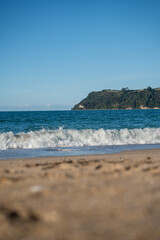 Shakespeare Point Lookout in Cooks Beach, Coromandel Peninsula - New Zealand North Island.