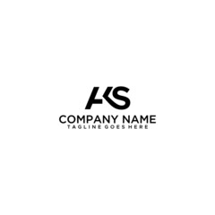 Letter AK logo design template elements