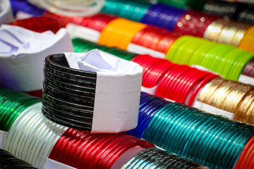 Bangles or Bracelet for Bengali Women in Pahela Baishakh - Bangla New Year Celebration - the most Celebrated Cultural Program in Bangladesh