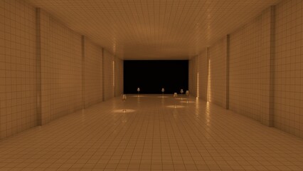 liminal space empty room light room alone