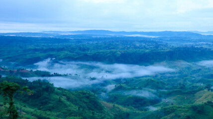 Clouds in Sajek Valley in Rangamati, Bangladesh