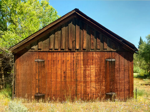 rural farm prairie ranch barn natural wood shed backyard garage storage building