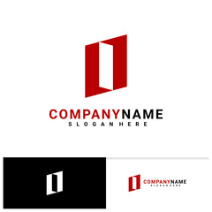One logo vector template, Creative O 1 logo design concepts