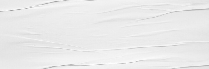 white paper glue creased poster texture.