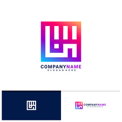 Fototapeta premium Initial L M S logo vector template, Creative L M S logo design concepts