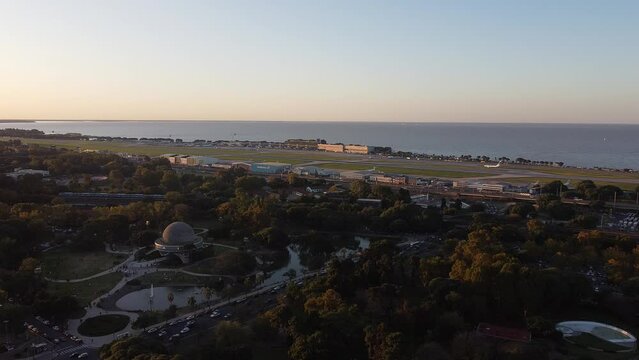 Drone Ciudad de buenos aires, Palermo, calidad 2.7k