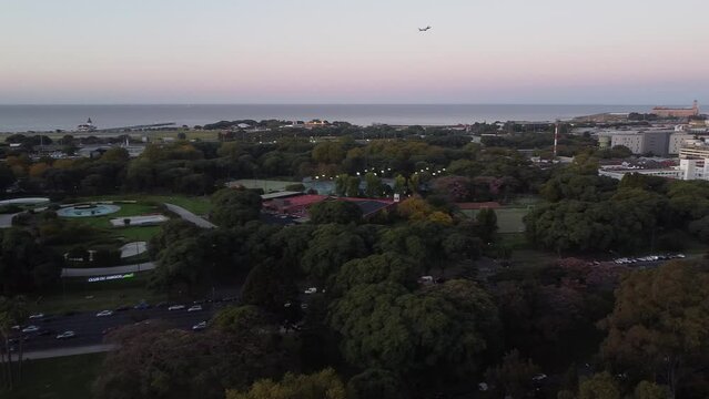 Drone Ciudad de buenos aires, Palermo, calidad 2.7k