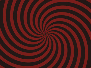 Red vortex radiate from the center of the black background.