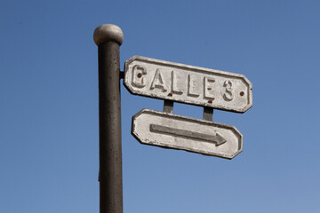 Señal de calle 3, flecha