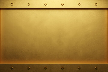 Gold metal background. Brushed metallic texture. 3d rendering