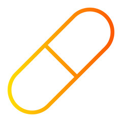 Obraz premium capsule gradient icon