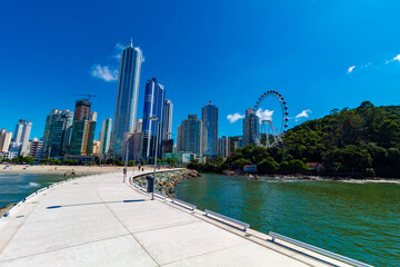 Fototapeta premium Molhe de Balneário Camboriú Santa Catarina Brasil