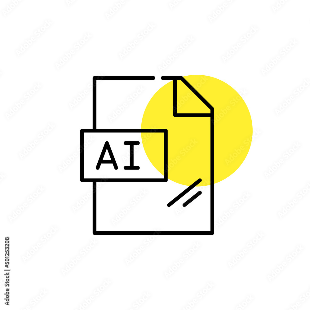 Poster ai vector design file format. pixel perfect, editable stroke line art icon