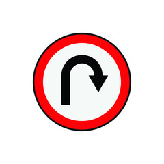  road sign vector for website symbol icon presentation	