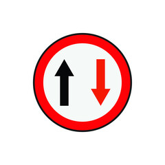  road sign vector for website symbol icon presentation	
