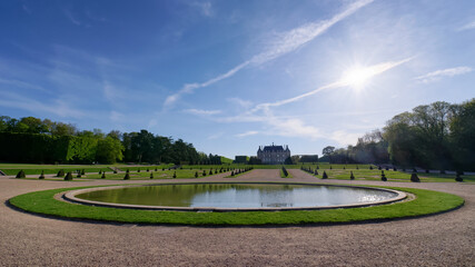 Fototapeta premium Garden of the park of Sceaux in Ile-de-France region