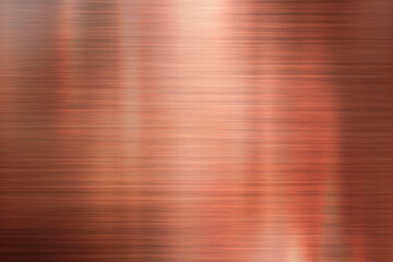 brushed copper metal industrial background