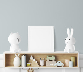 Kids Frame Mockup - Nursery Frame