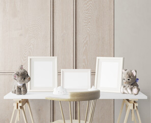 Kids Frame Mockup - Nursery Frame
